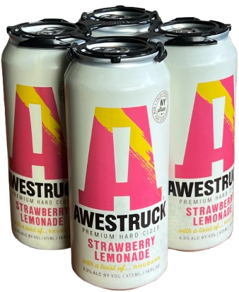 Strawberry Lemonade with a Twist of Rhubarb – Awestruck Ciders